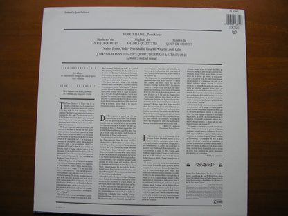 BRAHMS: PIANO QUARTET No. 1      PERAHA / MEMBERS OF AMADEUS QUARTET     M 42361
