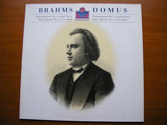BRAHMS: PIANO QUARTET No. 1   Op. 25 / PIANO QUARTET No. 3 Op. 60      DOMUS    VC 7 90709