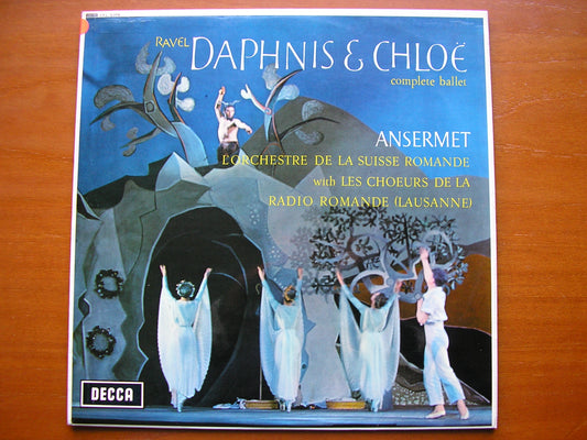 RAVEL: DAPHNIS & CHLOE complete ballet     ANSERMET / SUISSE ROMANDE   test pressing    SXL 6204