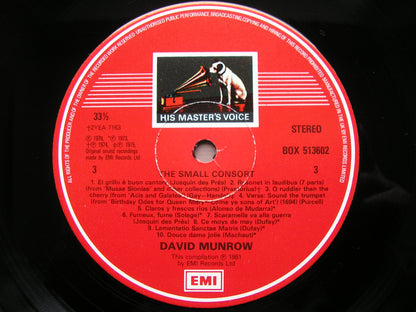 THE ART OF DAVID MUNROW: A conspectus of his career across 5 years of recordings with EMI       3 LP      SLS 5136