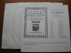 MONTEVERDI: ORFEO      SOLOISTS / CONCENTUS MUSICUS WIEN / HARNONCOURT    3LP     SKH 21/1-3