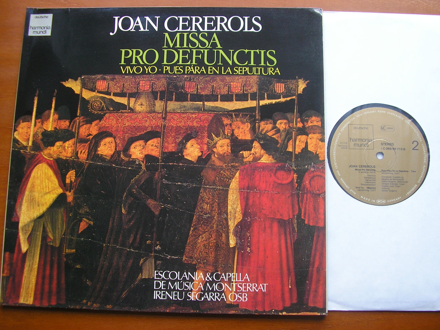 CEREROLS: MISSA PRO DEFUNCTIS    SEGARRA / ESCOLANIA & CAPELLA DE MUSICA MONTSERRAT    065 99715
