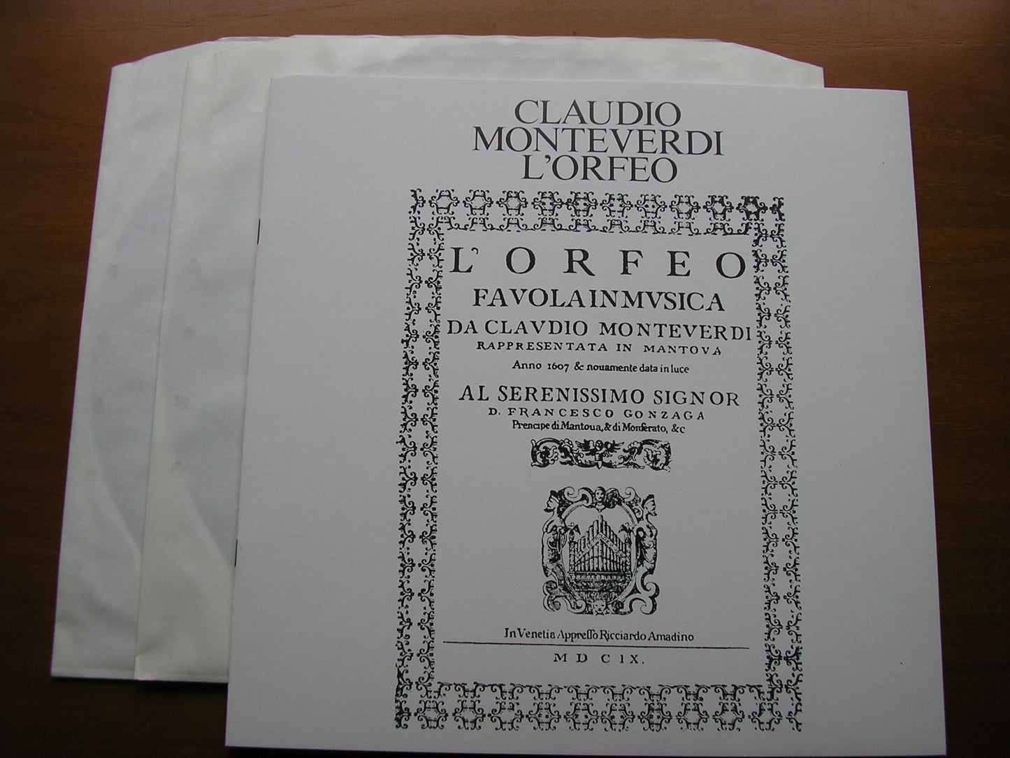 MONTEVERDI: ORFEO      SOLOISTS / LONDON BAROQUE / CHIAROSCURO / ROGERS / MEDLAM   2LP     27 0131 3