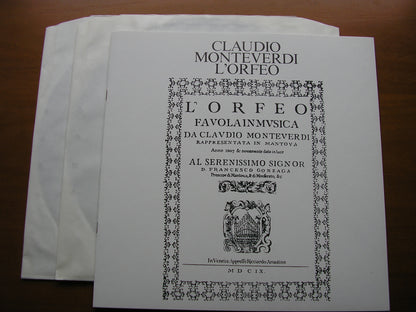 MONTEVERDI: ORFEO      SOLOISTS / LONDON BAROQUE / CHIAROSCURO / ROGERS / MEDLAM   2LP     27 0131 3