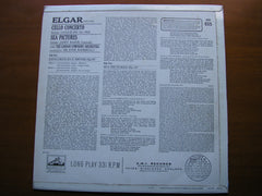 ELGAR: CELLO CONCERTO / SEA PICTURES    DU PRE / BAKER / LONDON SYMPHONY / BARBIROLLI      ASD 655
