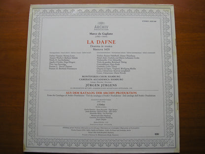 DA GAGLIANO: LA DAFNE     SOLOISTS / CAMERATA ACADEMICA HAMBURG / JURGENS    2533 348