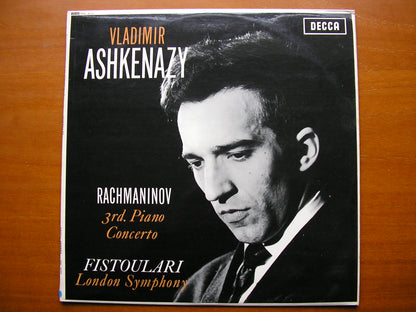 SXL 6057  RACHMANINOV: PIANO CONCERTO No. 3      ASHKENAZY / LONDON SYMPHONY / FISTOULARI     ED1