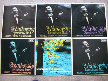 TCHAIKOVSKY: SIX SYMPHONIES     MAAZEL / VIENNA PHILHARMONIC   6LP