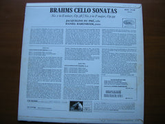 BRAHMS: CELLO SONATAS Nos. 1 & 2      JACQUELINE DU PRE / DANIEL BARENBOIM     ASD 2436