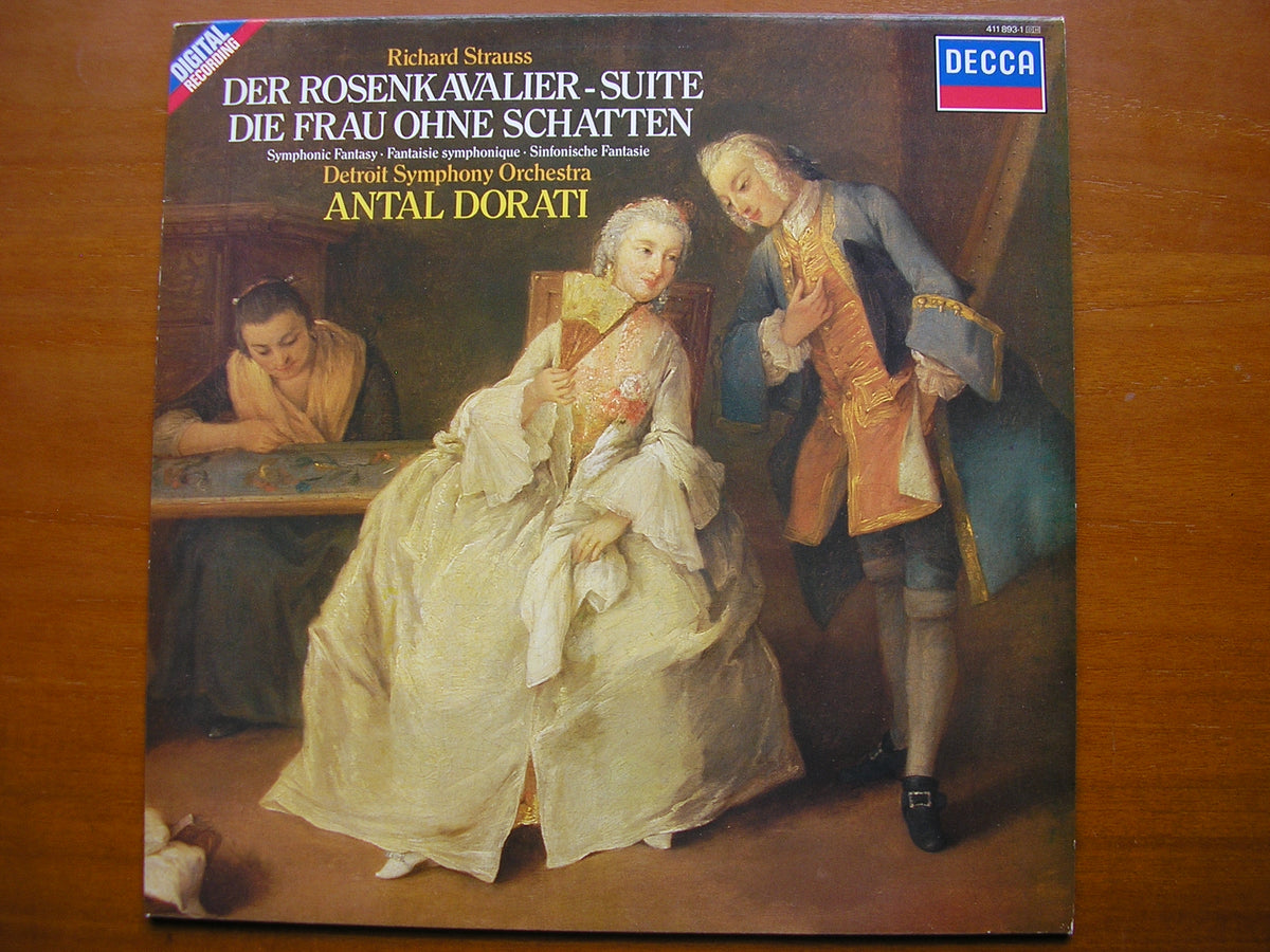 STRAUSS: ROSENKAVALIER Suite / DIE FRAU OHNE SCHATTEN       DORATI / DETROIT SYMPHONY      411 893