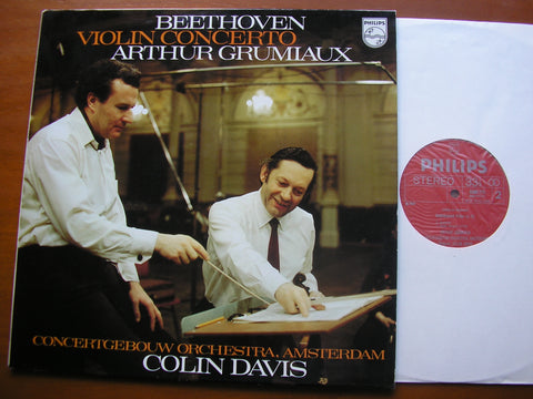 BEETHOVEN: VIOLIN CONCERTO / ARTHUR GRUMIAUX / CONCERTGEBOUW ORCHESTRA / COLIN DAVIS   6500 775