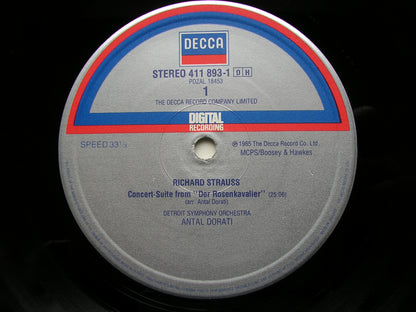 STRAUSS: ROSENKAVALIER Suite / DIE FRAU OHNE SCHATTEN       DORATI / DETROIT SYMPHONY      411 893