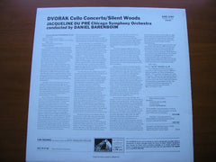 DVORAK: CELLO CONCERTO / SILENT WOODS      DU PRE / CHICAGO SYMPHONY ORCHESTRA / BARENBOIM     ASD 2751