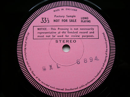 TCHAIKOVSKY: SYMPHONY No. 6 'Pathetique'     KORD / ROYAL PHILHARMONIC  test pressing    SXL 6894