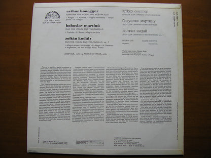 HONEGGER / MARTINU / KODALY: MUSIC FOR CELLO & VIOLIN      NAVARRA / SUK      SUA ST 50634