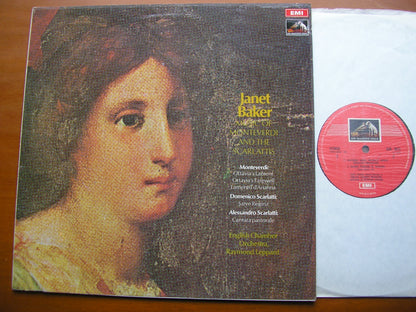 MONTEVERDI / DOMENICO & ALESSANDRO SCARLATTI: VOCAL WORKS      BAKER / ENGLISH CHAMBER ORCHESTRA / LEPPARD    ASD 2615