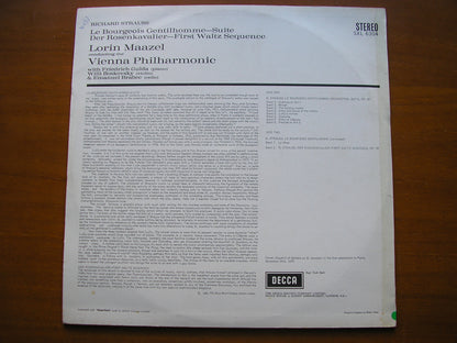 STRAUSS: LE BOURGEOIS GENTILHOMME / ROSENKAVALIER WALTZ SEQUENCE      MAAZEL / VIENNA PHILHARMONIC     SXL 6304