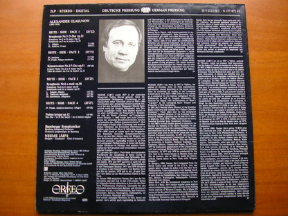 GLAZUNOV: SYMPHONIES Nos. 1 / 5 / 8     NEEME JARVI / BAVARIAN RADIO SYMPHONY       S 093 842