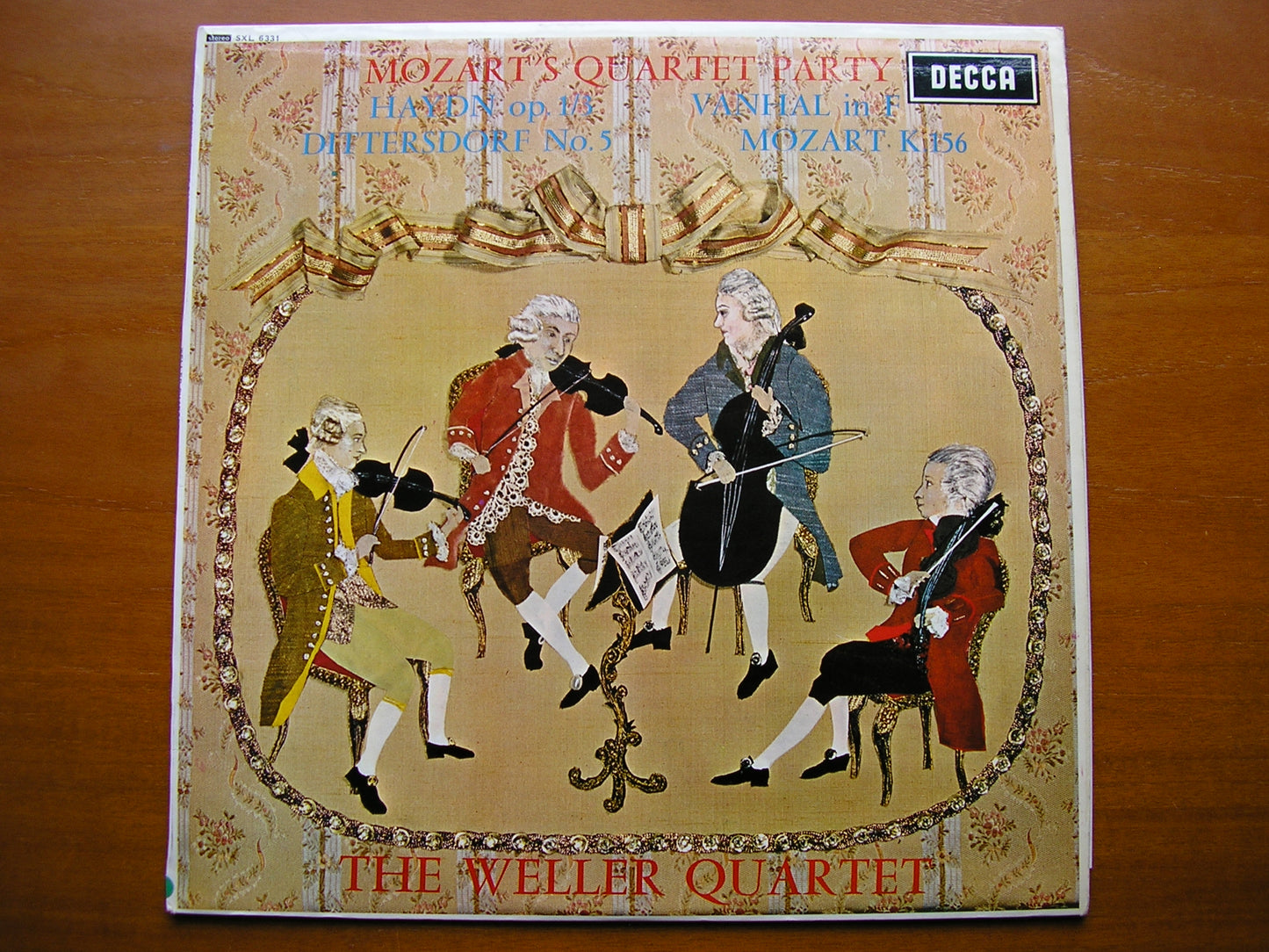 SXL 6331  MOZART'S QUARTET PARTY: HAYDN / DITTERSDORF / VANHAL / MOZART      THE WELLER QUARTET    ED2