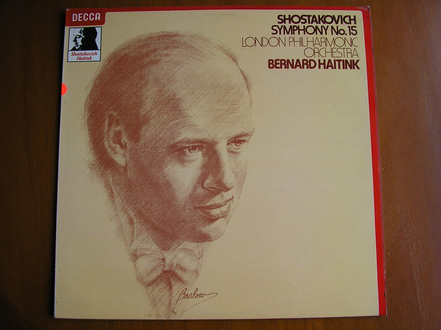SHOSTAKOVICH: SYMPHONY No. 15      HAITINK / LONDON PHILHARMONIC   test pressing    SXL 6906