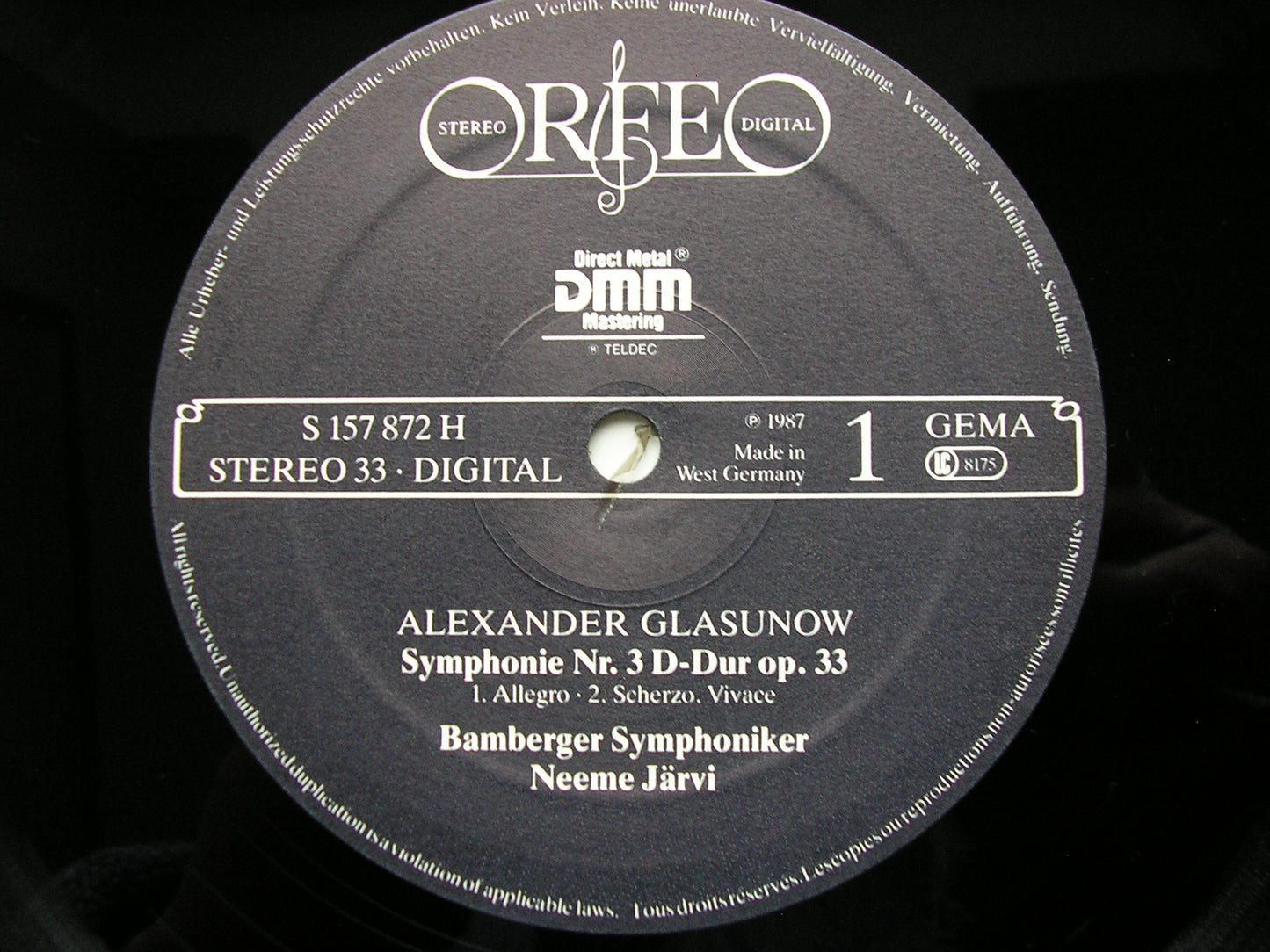 GLAZUNOV: SYMPHONIES Nos. 3 / 6 / POEME LYRIQUE / CONCERT WALTZ No. 2     NEEME JARVI / BAMBERG SYMPHONY      S 157 872