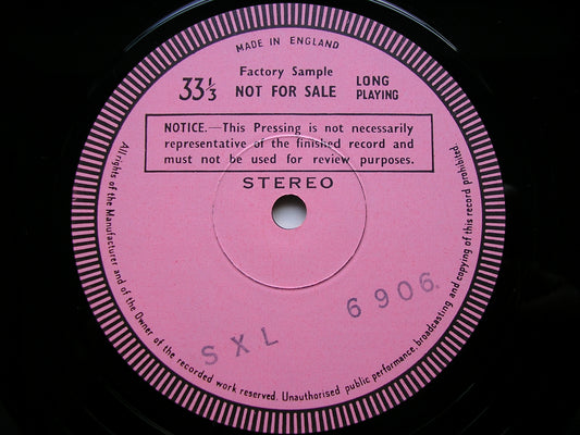 SHOSTAKOVICH: SYMPHONY No. 15      HAITINK / LONDON PHILHARMONIC   test pressing    SXL 6906