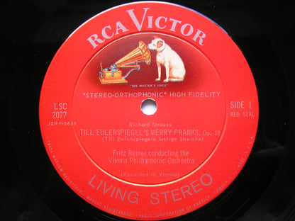 STRAUSS: TILL EULENSPIEGEL / TOD UND VERKLARUNG        REINER / CHICAGO SYMPHONY     LSC 2077