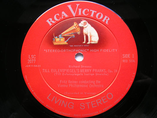STRAUSS: TILL EULENSPIEGEL / TOD UND VERKLARUNG        REINER / CHICAGO SYMPHONY     LSC 2077