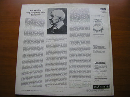 BRUCKNER: SYMPHONY No. 4 'Romantic'     LEINSDORF / BOSTON SYMPHONY     SB 6697