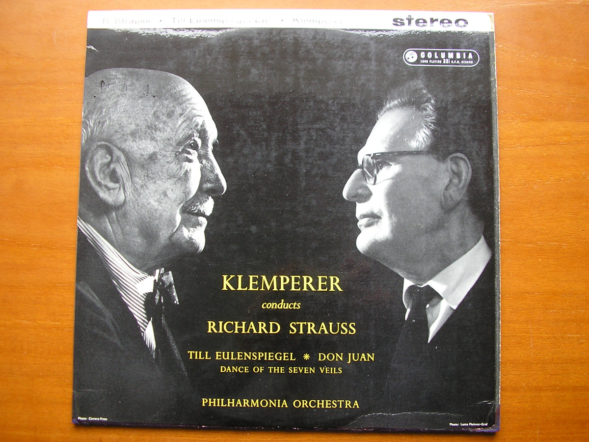 STRAUSS: TILL EULENSPIEGEL / DON JUAN . DANCE OF THE SEVEN VEILS     KLEMPERER / PHILHARMONIA     SAX 2367