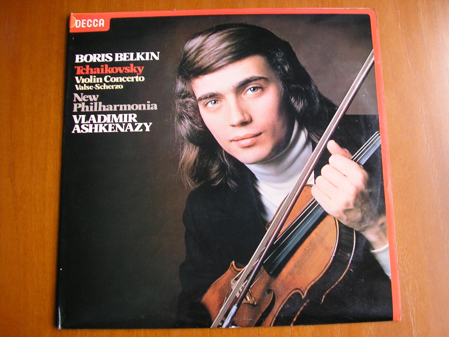 TCHAIKOVSKY: VIOLIN CONCERTO / VALSE SCHERZO     BELKIN / NEW PHILHARMONIA / ASHKENAZY   test pressing    SXL 6854