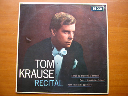 SXL 6046  SIBELIUS / RICHARD STRAUSS: SONGS     TOM KRAUSE / PENTTI KOSKIMIES /JOHN WILLIAMS      ED1