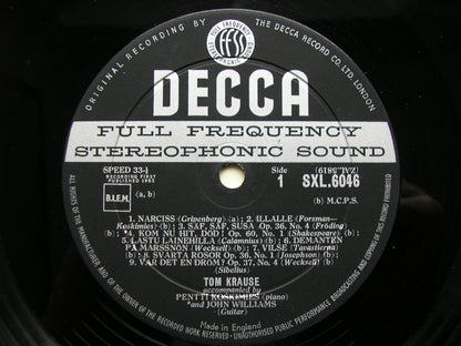 SXL 6046  SIBELIUS / RICHARD STRAUSS: SONGS     TOM KRAUSE / PENTTI KOSKIMIES /JOHN WILLIAMS      ED1