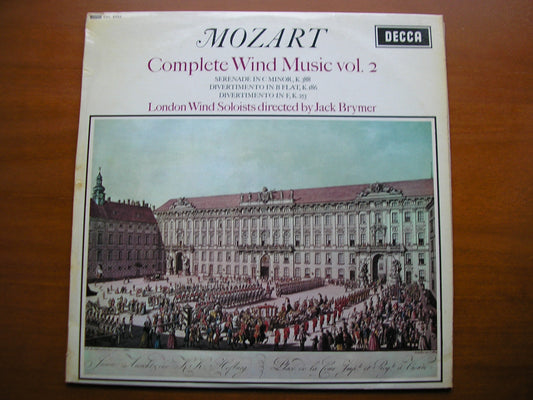 SXL 6051  MOZART: COMPLETE WIND MUSIC Volume 2     BRYMER / LONDON WIND SOLOISTS      ED1