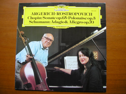 CHOPIN: SONATA Op. 65 / SCHUMANN: ADAGIO & ALLEGRO Op. 70     ROSTROPOVICH / ARGERICH     2531 201