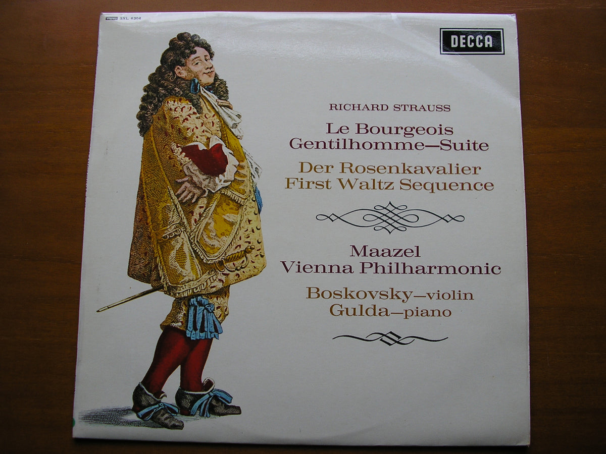 STRAUSS: LE BOURGEOIS GENTILHOMME / ROSENKAVALIER WALTZ SEQUENCE      MAAZEL / VIENNA PHILHARMONIC     SXL 6304