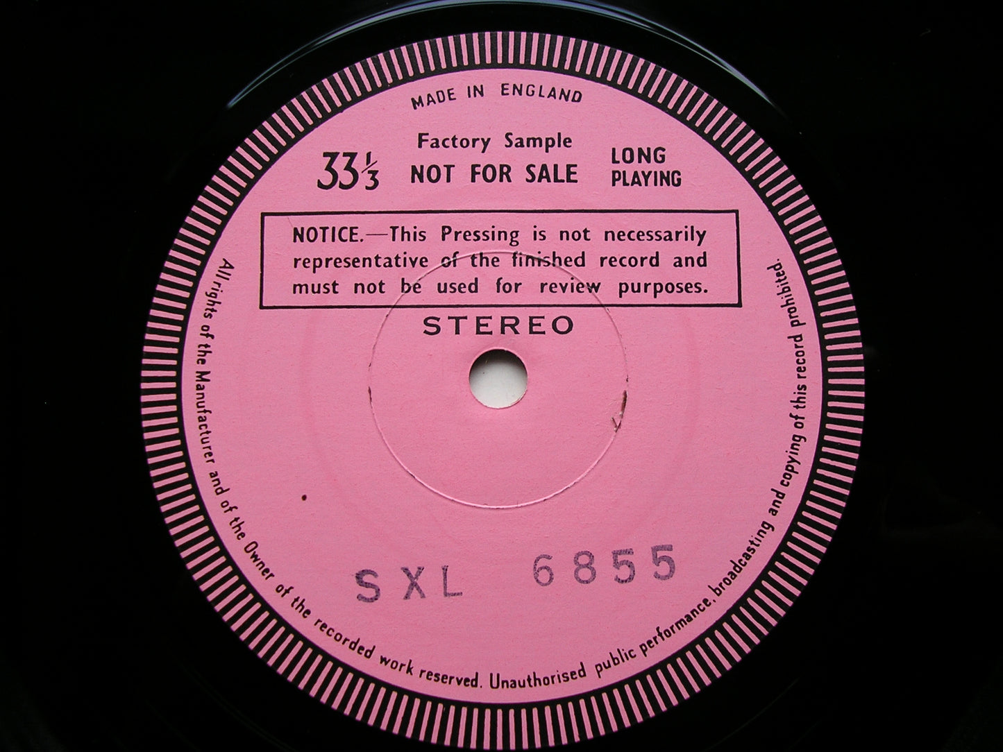 DEBUSSY: PIANO WORKS  Volume 1     PASCAL ROGE    test pressing       SXL 6855