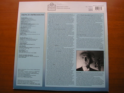 FRENCH IMPRESSIONS: DEBUSSY / SATIE / FAURE / PIERNE / MASSENET / SAINT-SAENS      ENGLISH CHAMBER ORCHESTRA / TORTELIER    VC 7 90707