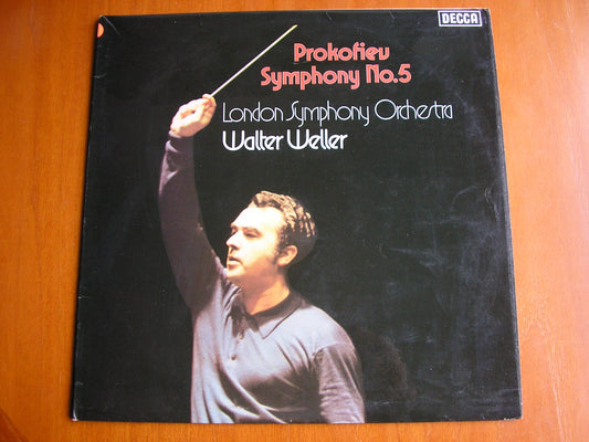 PROKOFIEV: SYMPHONY No. 5    WELLER / LONDON SYMPHONY   test pressing    SXL 6787