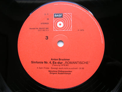 BRUCKNER: SYMPHONY No. 4 'Romantic'         KEMPE / MUNICH PHILHARMONIC      EB 227 391