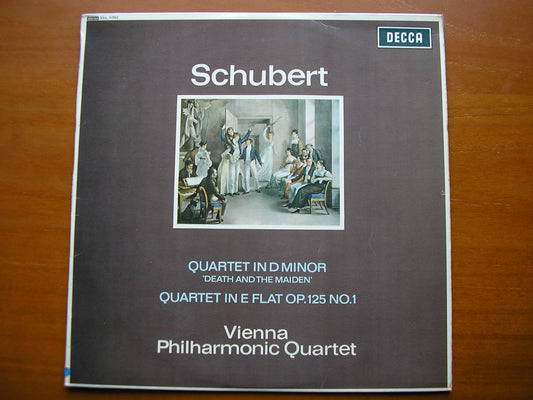 SXL 6092 SCHUBERT: STRING QUARTET in D 'Death & the Maiden' / QUARTET in E       VIENNA PHILHARMONIC QUARTET     ED1
