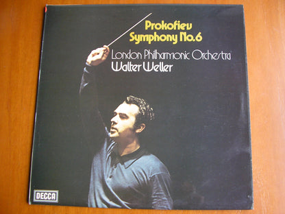 PROKOFIEV: SYMPHONY  No. 6       WELLER / LONDON PHILHARMONIC     test pressing     SXL 6777