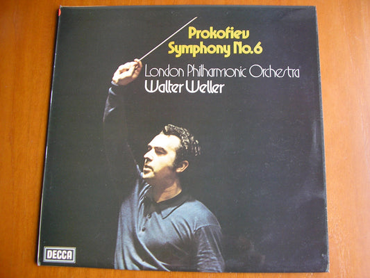 PROKOFIEV: SYMPHONY  No. 6       WELLER / LONDON PHILHARMONIC     test pressing     SXL 6777