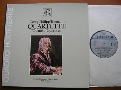 TELEMANN: FOUR QUARTETS FOR RECORDER     BOEKE / de VRIES / HARNONCOURT / van ASPEREN / MOLLER / MITTERER     6.42622