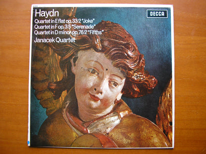 SXL 6093  HAYDN: THREE STRING QUARTETS       JANACEK QUARTET      ED1