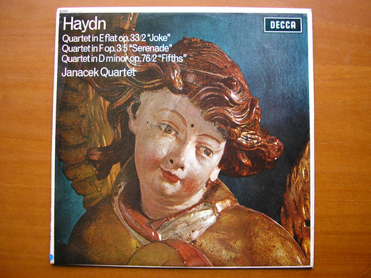 SXL 6093  HAYDN: THREE STRING QUARTETS       JANACEK QUARTET      ED1