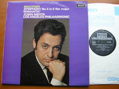 BRUCKNER: SYMPHONY No. 4 'Romantic'       MEHTA / LOS ANGELES PHILHARMONIC     SXL 6489