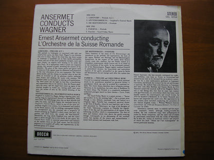 SXL 6094  ANSERMET CONDUCTS WAGNER: LOHENGRIN / PARSIFAL / DIE MEISTERSINGER / TWILIGHT OF THE GODS      ED1