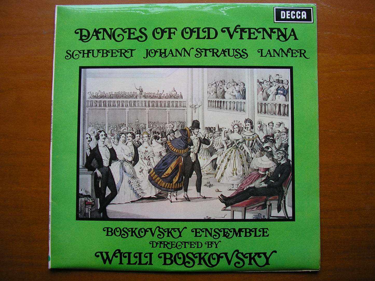 SXL 6344  DANCES OF OLD VIENNA: SCHUBERT / STRAUSS / LANNER       BOSKOVSKY ENSEMBLE     ED2