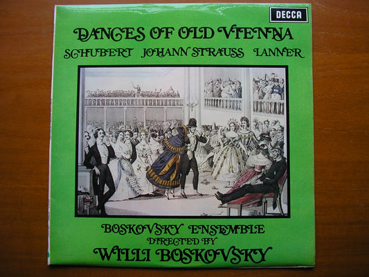 SXL 6344  DANCES OF OLD VIENNA: SCHUBERT / STRAUSS / LANNER       BOSKOVSKY ENSEMBLE     ED2